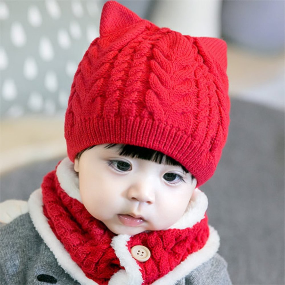 NWOT BABY SCARF & HAT SET